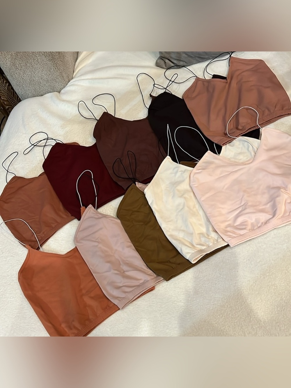 COPY - 🌺Free people seamlessly  skinny straps brami  camisole (comes in colors)